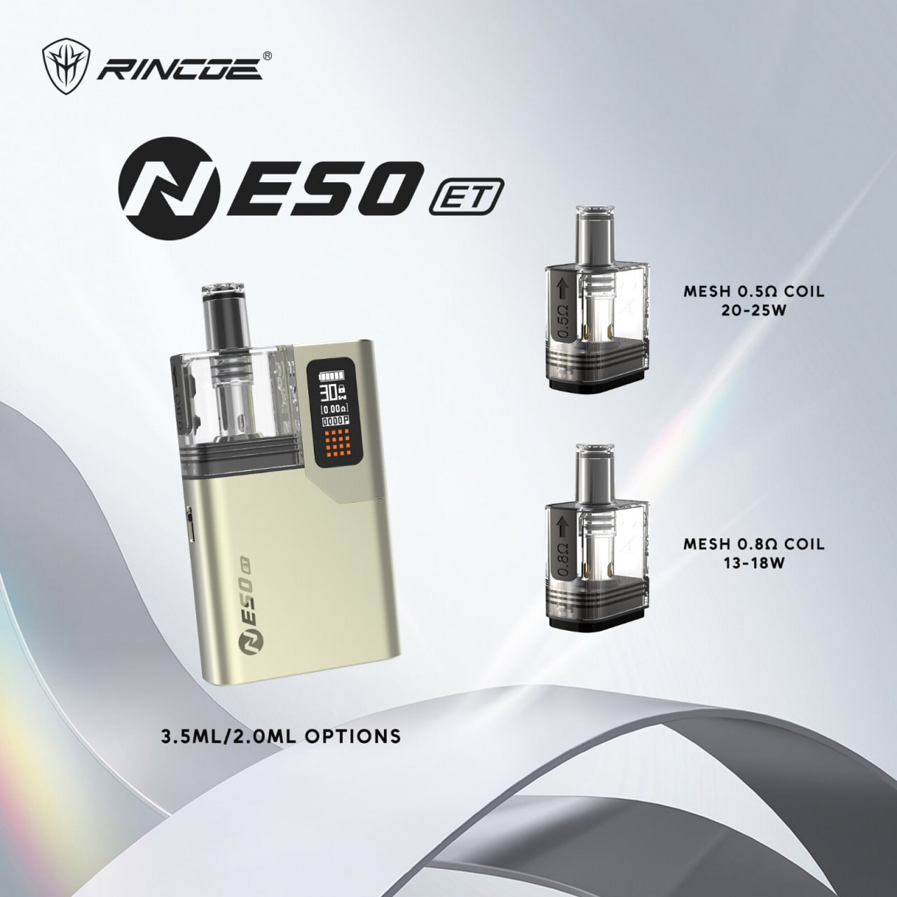 RINCOE NESO ET電子煙主機空倉煙彈:圖片 5